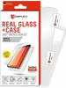 Displex 01147, Displex Real Glass, 2D Panzerglas + Handyhülle (1 Stück,...