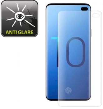 Protectorking 4x Displayfolie für Samsung Galaxy S10 Plus FULL COVER Displayschutzfolie MATT