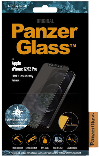 PanzerGlass Privacy Case Friendly iPhone 12 (Pro)