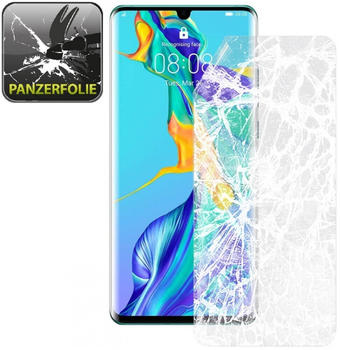 Protectorking 4x Panzerfolie für Huawei P30 Pro HYDROGEL FULL-COVER Displayschutzfolie HD KLAR