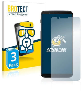 BROTECT Panzerglas Schutzfolie für OnePlus 5T (3 Stück), Ultra-transparent