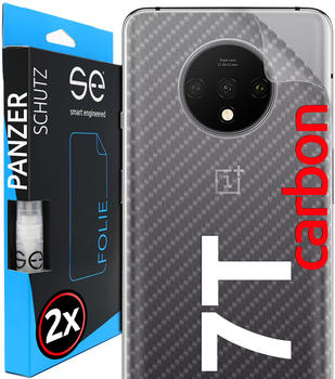 smart engineered Carbon Schutzfolie Rückseite OnePlus 7T
