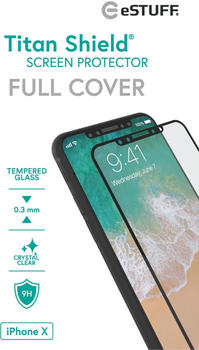 eSTUFF Titan Shield Full Cover (1Stück, iPhone X, iPhone XS, iPhone 11 Pro)