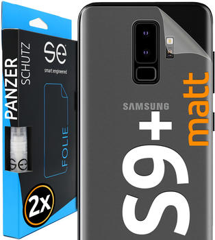 smart engineered Matte Schutzfolie Rückseite Samsung Galaxy S9 Plus