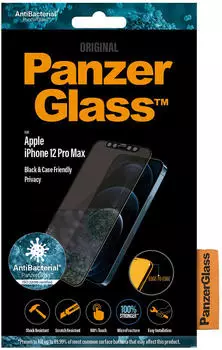 PanzerGlass Black & Case Friendly Privacy iPhone 12 Pro Max (P2712)