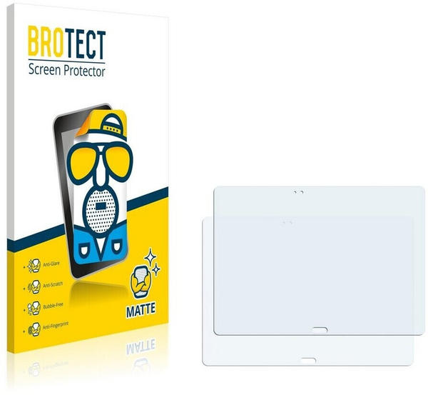 BROTECT 2X Entspiegelungs-Schutzfolie Samsung Galaxy Tab S 10.5 SM-T801 Displayschutz-Folie Matt