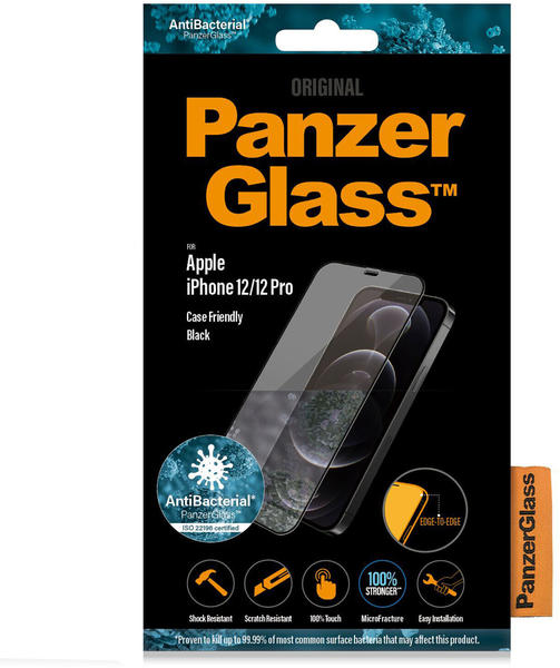 PanzerGlass Case Friendly Black iPhone 12/12 Pro