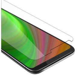 Cadorabo Panzer Folie Tempered für LG Q6, Schutzfolie in 9H Härte mit 3D Touch Kompatibilität