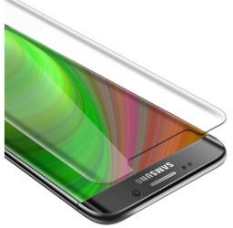 Cadorabo Panzer Folie Tempered für Samsung Galaxy S7 EDGE, Schutzfolie in 9H Härte mit 3D Touch Kompatibilität