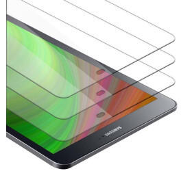 Cadorabo 3x Tablet Panzer Folie Tempered für Samsung Galaxy Tab S2 (9.7" Zoll) SM-T815N / T813N / T819N, Schutzfolie in 9H Härte