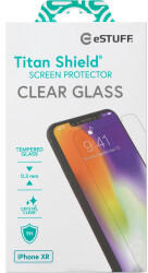 eSTUFF Titan Shield Clear Glass (1Stück, iPhone XR, iPhone 11)