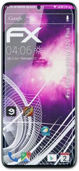 atFoliX FX-Hybrid-Glass Panzerfolie für Samsung Galaxy S20 Plus Glasfolie