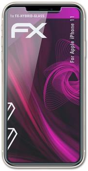 atFoliX FX-Hybrid-Glass Panzerfolie für Apple iPhone 11 Glasfolie