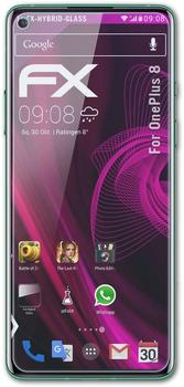 atFoliX FX-Hybrid-Glass Panzerfolie für OnePlus 8 Glasfolie