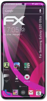 atFoliX FX-Hybrid-Glass Panzerfolie für Samsung Galaxy S20 Ultra Glasfolie
