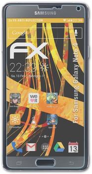 atFoliX FX-Antireflex 3x Schutzfolie für Samsung Galaxy Note 4 Panzerfolie