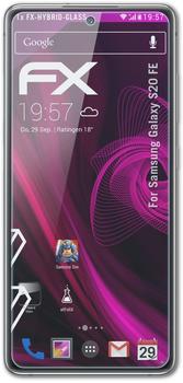atFoliX FX-Hybrid-Glass Panzerfolie für Samsung Galaxy S20 FE Glasfolie