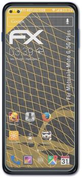 atFoliX FX-Antireflex 3x Schutzfolie für Motorola Moto G 5G Plus Panzerfolie