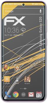 atFoliX FX-Antireflex 3x Schutzfolie für Samsung Galaxy S20 Panzerfolie