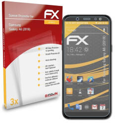 atFoliX FX-Antireflex 3x Schutzfolie für Samsung Galaxy A6 (2018) Panzerfolie