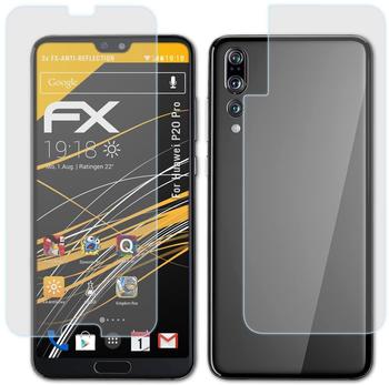atFoliX FX-Antireflex 3x Schutzfolie für Huawei P20 Pro Panzerfolie