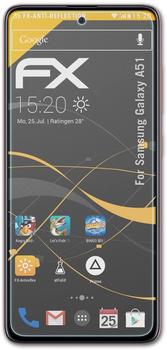 atFoliX FX-Antireflex 3x Schutzfolie f&uuml;r Samsung Galaxy A51 Panzerfolie
