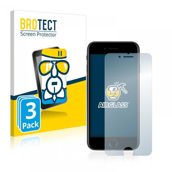BROTECT AirGlass Panzerglasfolie iPhone SE 2020 3 Stück