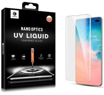 Protectorking 1x 9H Hartglas f&uuml;r Samsung Galaxy S10 5G FULL COVER UV Kleber Schutzglas KLAR