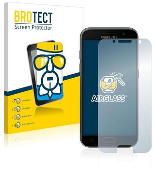 BROTECT Panzerglas Schutzfolie für Samsung Galaxy A3 2017, Ultra-transparent