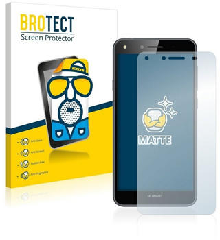 Brotect Pellicola In Vetro Ibrido AirGlass Per Huawei Y6 II Compact - Durezza 9H, Anti-Impronta, Trasparente - Made In Germany