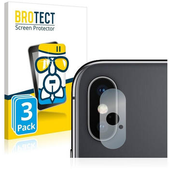 BROTECT Panzerglas Schutzfolie für Apple iPhone X/Xs (Kamera Rückseite) (3 Stück)