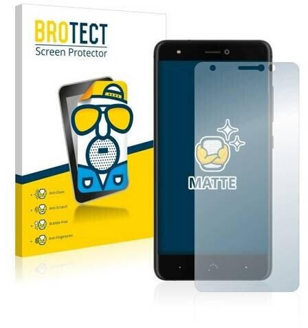 BROTECT 2X Entspiegelungs-Schutzfolie für BQ Aquaris X Pro Displayschutz-Folie Matt, Anti-Reflex, Anti-Fingerprint
