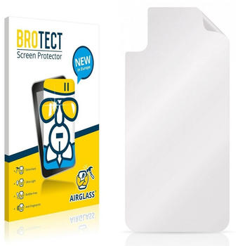 BROTECT Panzerglas Schutzfolie für Apple iPhone X/Xs (Rückseite) - AirGlass, extrem Kratzfest, Anti-Fingerprint, Ultra-transparent
