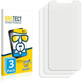 BROTECT Panzerglas für Apple iPhone 12/12 Pro (3 Stück) 9H Echtglas Schutzfolie