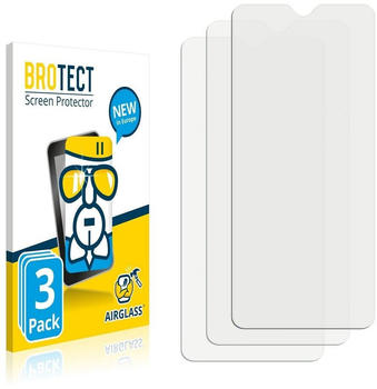 BROTECT Panzerglas Schutzfolie für Samsung Galaxy A20e (3 Stück) - AirGlass, extrem Kratzfest, Anti-Fingerprint, Ultra-transparent
