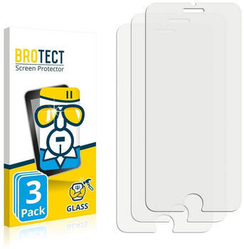 BROTECT Panzerglas für Apple iPhone SE 2 2020 (3 Stück) 9H Echtglas Schutzfolie