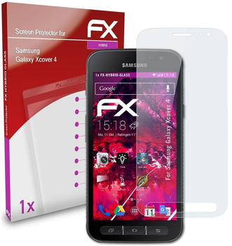 atFoliX FX-Hybrid-Glass Panzerfolie für Samsung Galaxy Xcover 4 Glasfolie