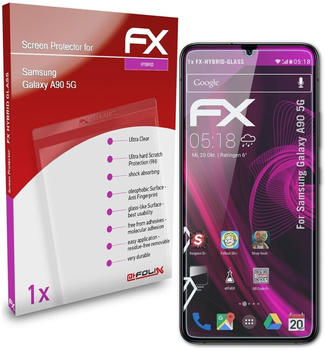 atFoliX FX-Hybrid-Glass Panzerfolie für Samsung Galaxy A90 5G Glasfolie