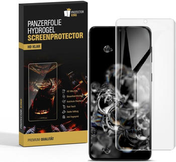 Protectorking 4x Panzerfolie für Samsung Galaxy S21 Plus FULL COVER HYDROGEL Displayschutz KLAR
