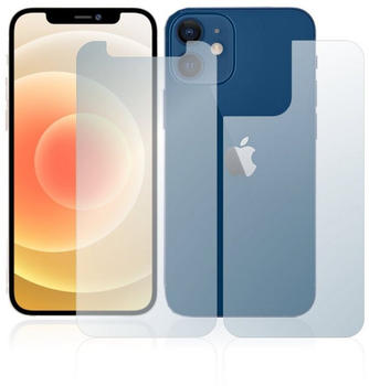 upscreen Schutzfolie für Apple iPhone 12 mini (Vorder + Rückseite) Folie Schutzfolie matt entspiegelt