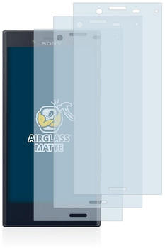 BROTECT Schutzfolie für Sony Xperia X Compact, (3 Stück), Schutzglas Glasfolie matt