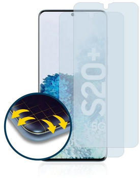 BROTECT Schutzfolie für Samsung Galaxy S20 Plus, (2 Stück), Full-Cover 3D Curved matt entspiegelt