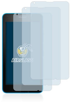 BROTECT Schutzfolie für Microsoft Lumia 640, (3 Stück), Schutzglas Glasfolie klar