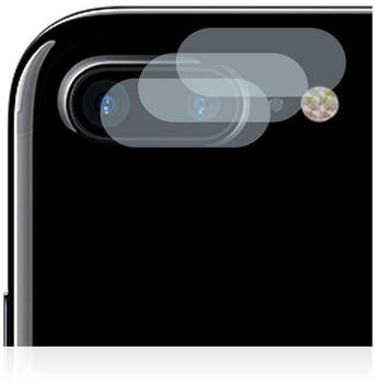 BROTECT Schutzfolie für Apple iPhone 7 Plus (nur Kamera), (3 Stück), Schutzglas Glasfolie klar