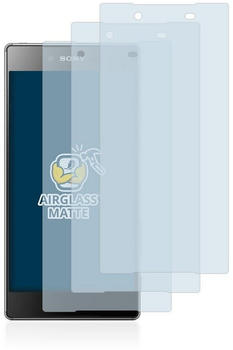 BROTECT Schutzfolie für Sony Xperia Z5, (3 Stück), Schutzglas Glasfolie matt