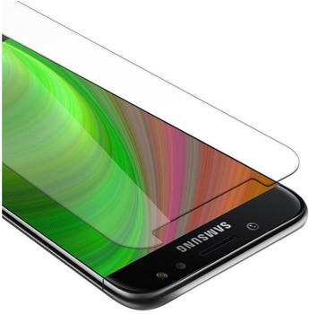 Cadorabo Panzer Folie Tempered für Samsung Galaxy J7 2017, Schutzfolie in 9H Härte mit 3D Touch Kompatibilität