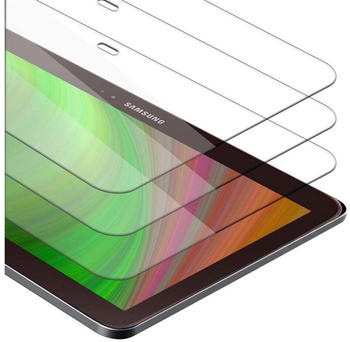 Cadorabo 3x Tablet Panzer Folie Tempered für Samsung Galaxy Tab 3 10.1, Schutzfolie in 9H Härte