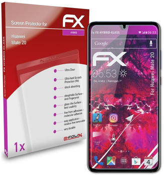atFoliX FX-Hybrid-Glass Panzerfolie für Huawei Mate 20 Glasfolie