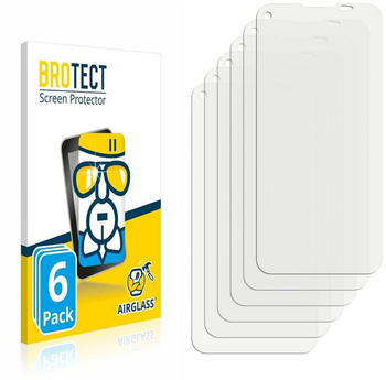 BROTECT 6x AirGlass Panzerglasfolie für Doogee V10