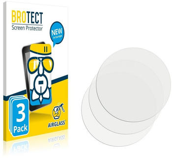 BROTECT 3x AirGlass Panzerglasfolie für Garmin Fenix 6X Pro Solar